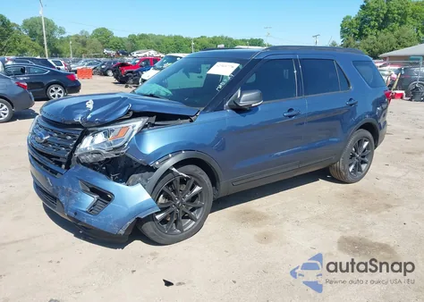 2018 Ford Explorer Xlt z USA, uszkodzony, nr VIN 1FM5K8D87JGB40467